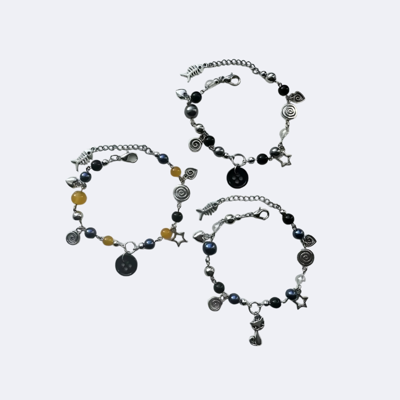 Coraline, Wybie and the Cat bracelets- BUY ONE GET ONE 30% OFF!